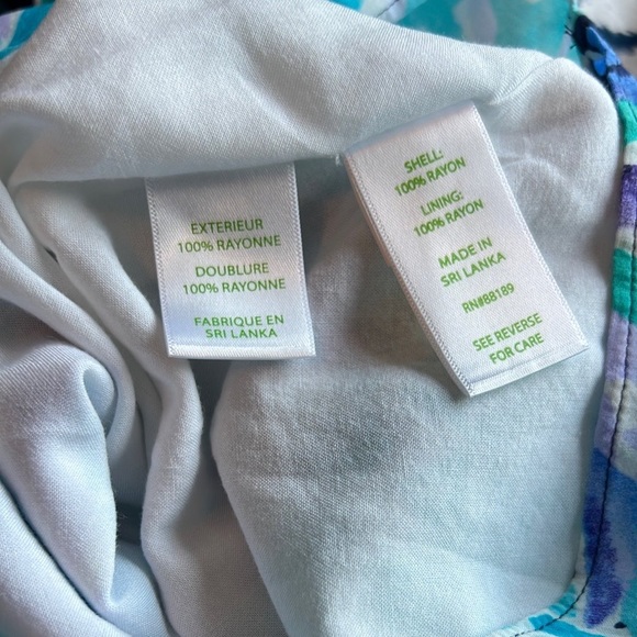 Nevie Dress in Bright Navy Alotta Colada - Picture 2 of 3